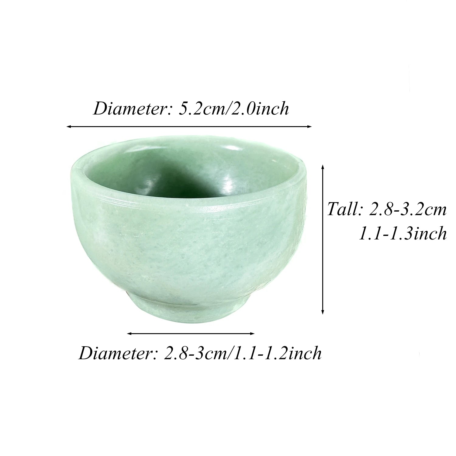 Jade Crystal Decorative Bowl