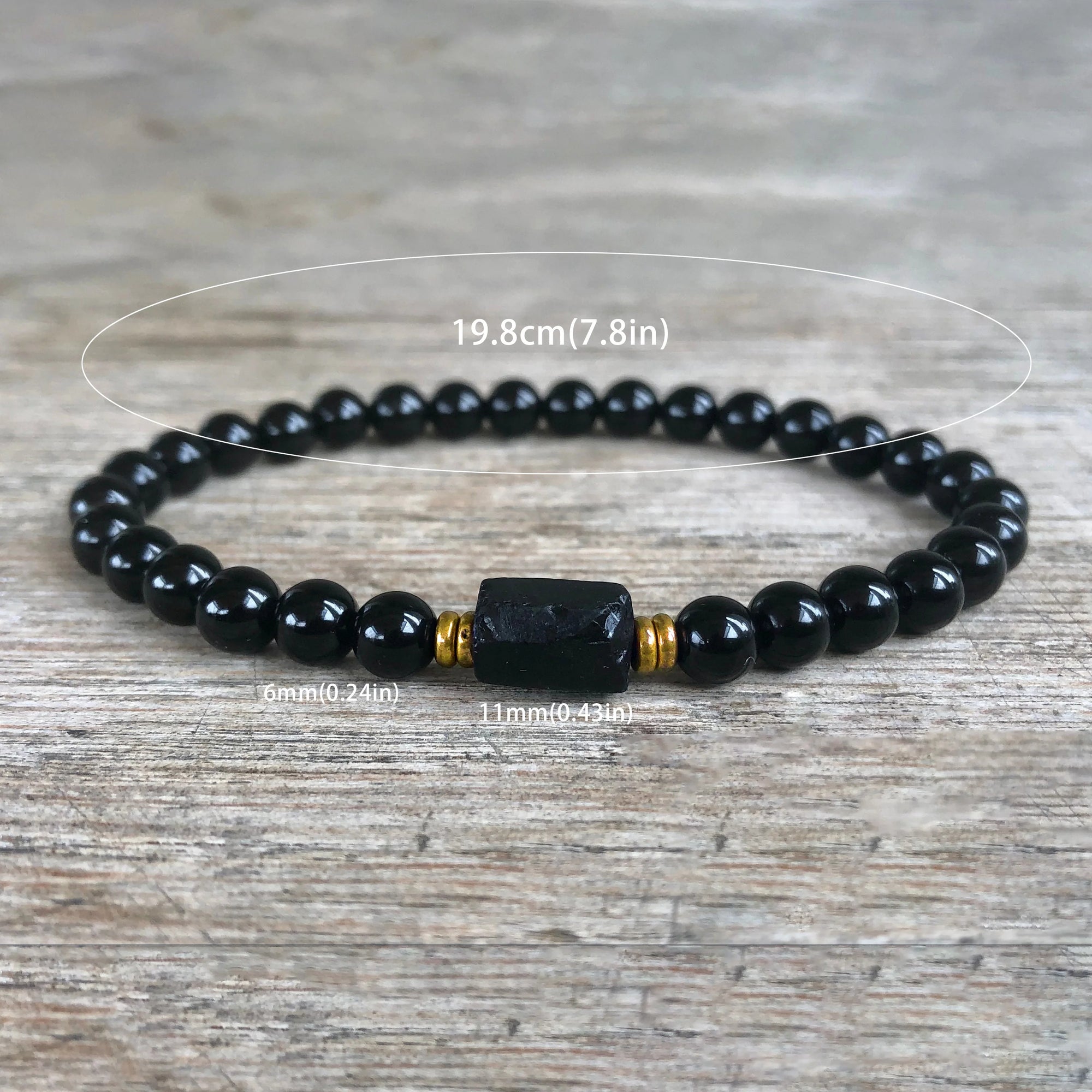 Black Tourmaline Bracelet - Cleansing