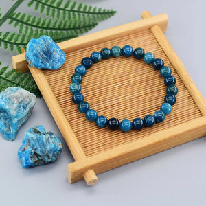 Blue Apatite Bracelet – Motivation