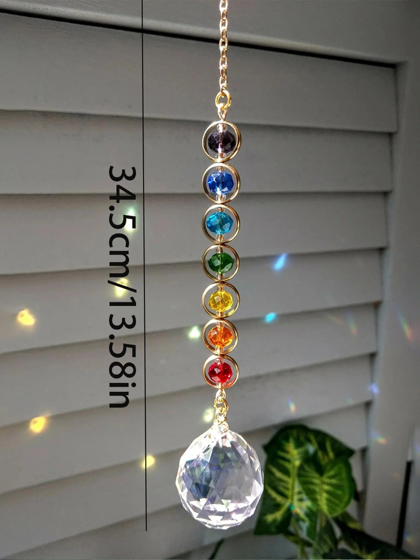 Chakra Crystal Suncatcher - Harmony