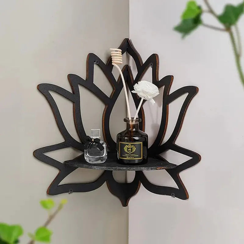 Lotus Flower Wall Shelf