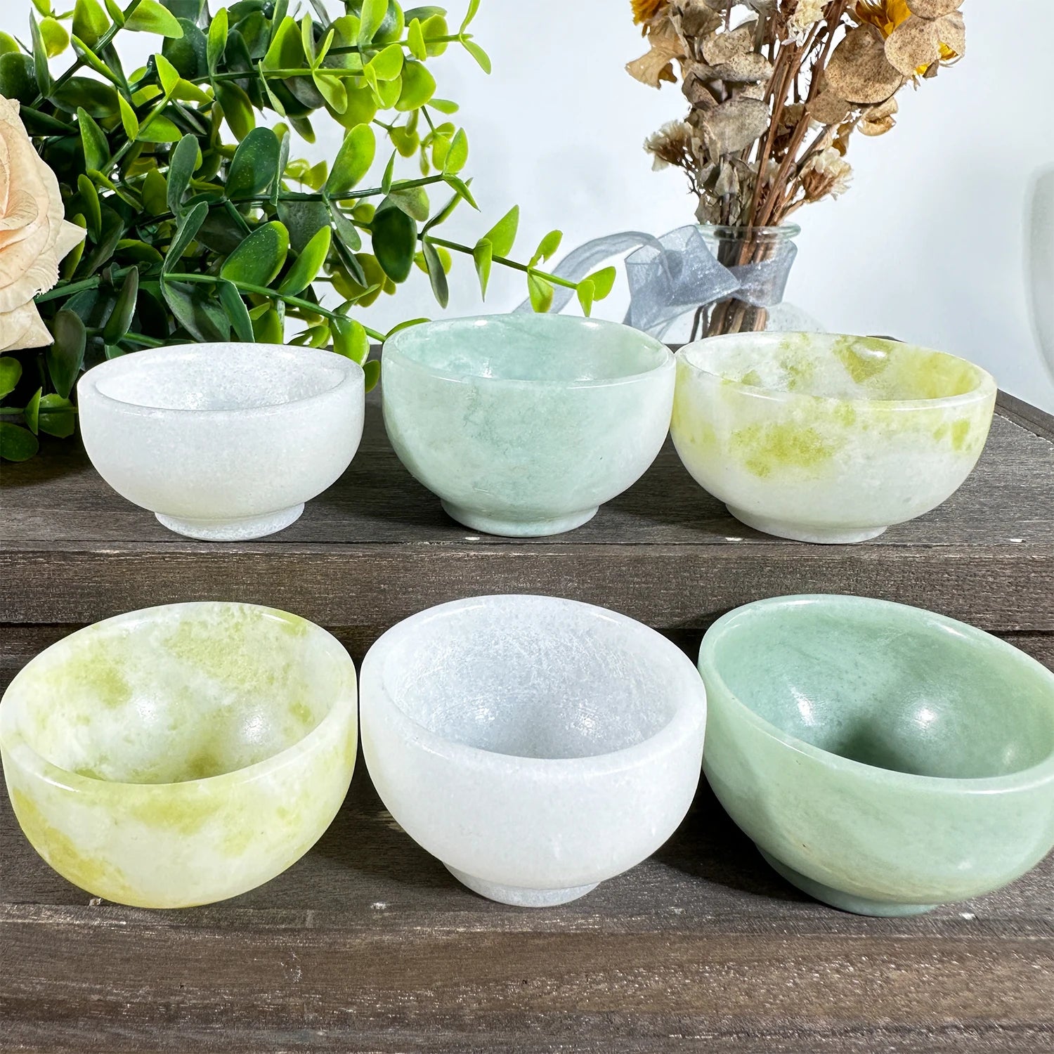 Jade Crystal Decorative Bowl