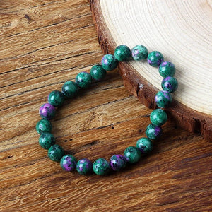 Epidote Bead Bracelet – Transformation - My Zen Temple