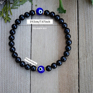 Evil Eye Tourmaline Bracelet - Protection - My Zen Temple