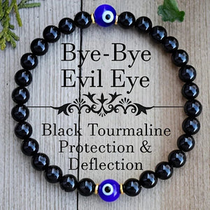 Evil Eye Tourmaline Bracelet - Protection - My Zen Temple