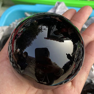 Black Obsidian Sphere - Grounding