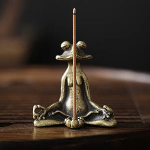 Frog Incense Burner - Patience - My Zen Temple
