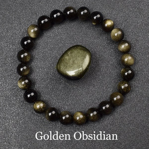 Golden Obsidian Bracelet – Protection - My Zen Temple