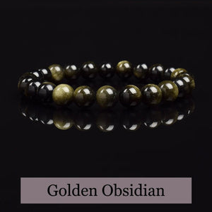Golden Obsidian Bracelet – Protection - My Zen Temple