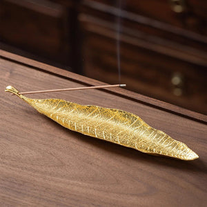 Leaf Incense Holder - Nature - My Zen Temple