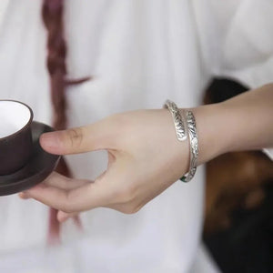 Lotus Flower Cuff Bracelet - Wisdom - My Zen Temple