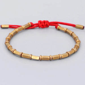 Lucky Tibetan Copper Bead Bracelet - My Zen Temple