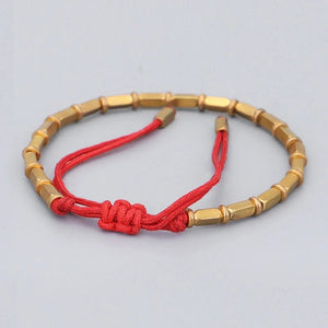 Lucky Tibetan Copper Bead Bracelet - My Zen Temple