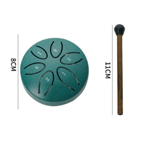 Mini Steel Tongue Drum 3" – Healing - My Zen Temple