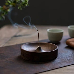 Minimalist Wooden Incense Burner - My Zen Temple