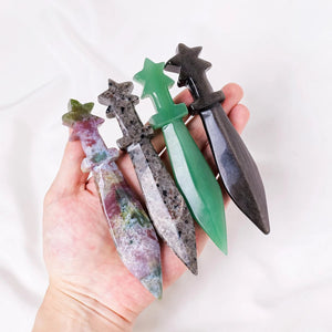 Natural Crystal Dagger - Ritual Tool - My Zen Temple