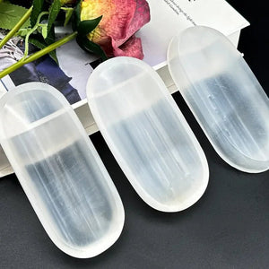 Natural Selenite Crystal Charging Bowl - Energy Cleansing - My Zen Temple
