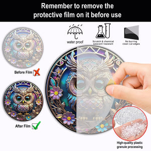 Owl Sun Catcher – Wisdom - My Zen Temple