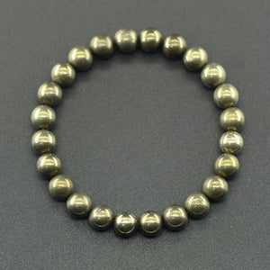 Pyrite Beaded Bracelets - Wealth - My Zen Temple