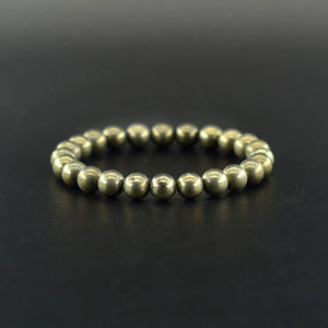 Pyrite Beaded Bracelets - Wealth - My Zen Temple