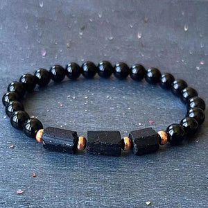 Raw Black Tourmaline Bracelet - My Zen Temple