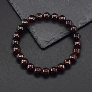 Red Garnet Bead Bracelet – Passion - My Zen Temple
