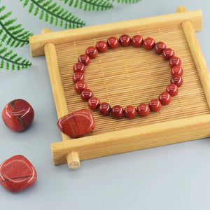 Red Jasper Bracelet – Stability - My Zen Temple
