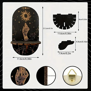 Sun & Moon Shelf - Elevate - My Zen Temple