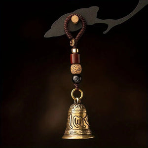 Tibetan Mantra Bell Keychain - Mindfulness - My Zen Temple