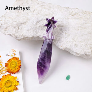 Natural Crystal Dagger - Ritual Tool