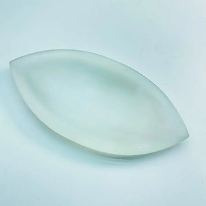 Natural Selenite Leaf-Shaped Crystal Charging Dish - Energy Cleansing
