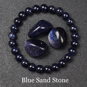 Blue Sandstone Bracelet – Confidence