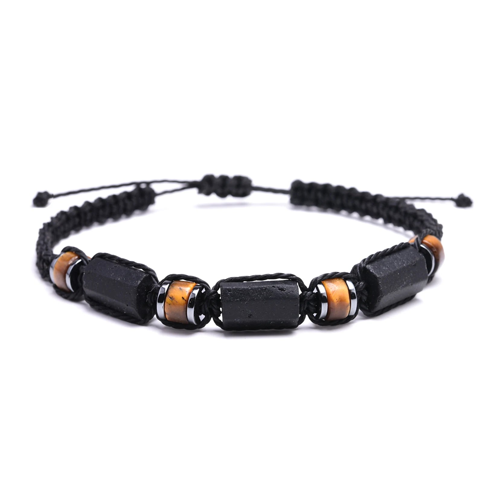 Black Tourmaline & Tiger eye Bracelet