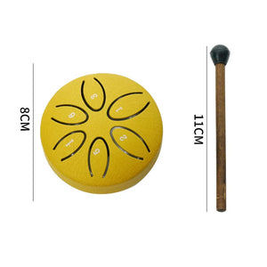 Mini Steel Tongue Drum 3" – Healing