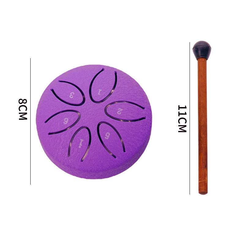 Mini Steel Tongue Drum 3" – Healing
