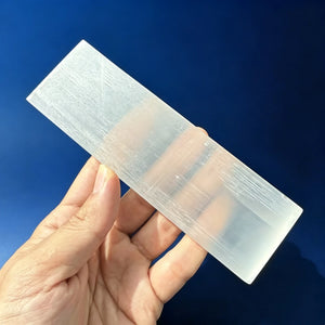 Natural Selenite Rectangular Charging Plate - Energy Cleansing