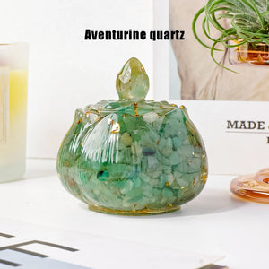 Crystal Resin Reiki Jar - Abundance