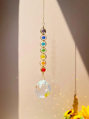 Chakra Crystal Suncatcher - Harmony