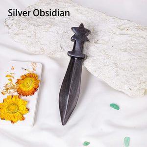 Natural Crystal Dagger - Ritual Tool