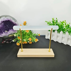 Selenite Bracelet Display Stand - Cleansing