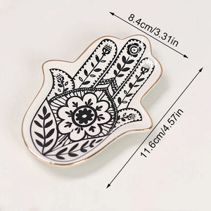 Hand Ceramic Tray - Peaceful