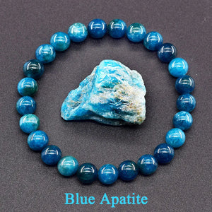 Blue Apatite Bracelet – Motivation