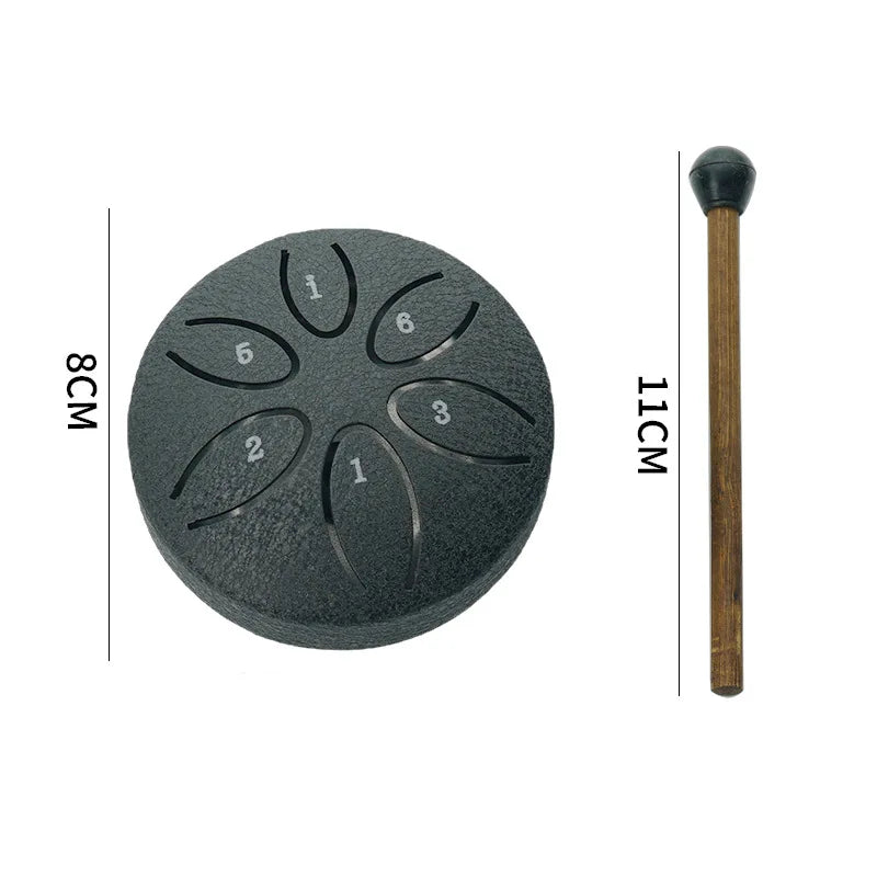 Mini Steel Tongue Drum 3" – Healing