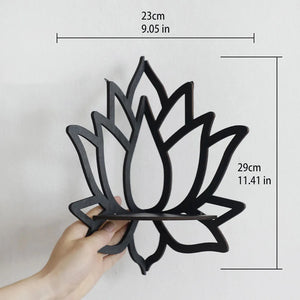 Lotus Flower Wall Shelf