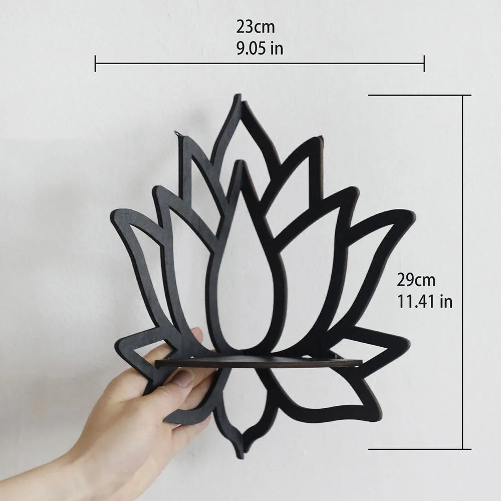 Lotus Flower Wall Shelf