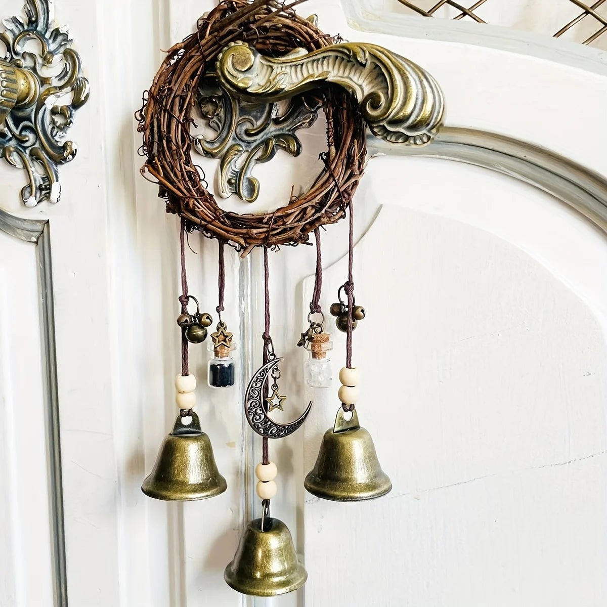 Vintage Moon Bell Wall Hanging – My Zen Temple