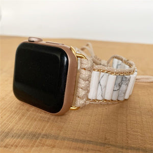 White Pine Stone Apple Watch Band - Clam - My Zen Temple