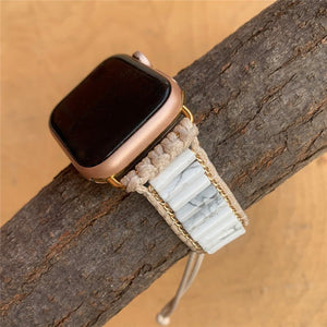 White Pine Stone Apple Watch Band - Clam - My Zen Temple