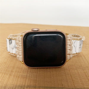 White Pine Stone Apple Watch Band - Clam - My Zen Temple