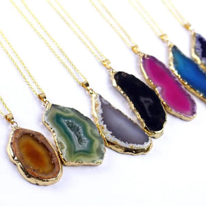 Agate Stone Necklace – Balance
